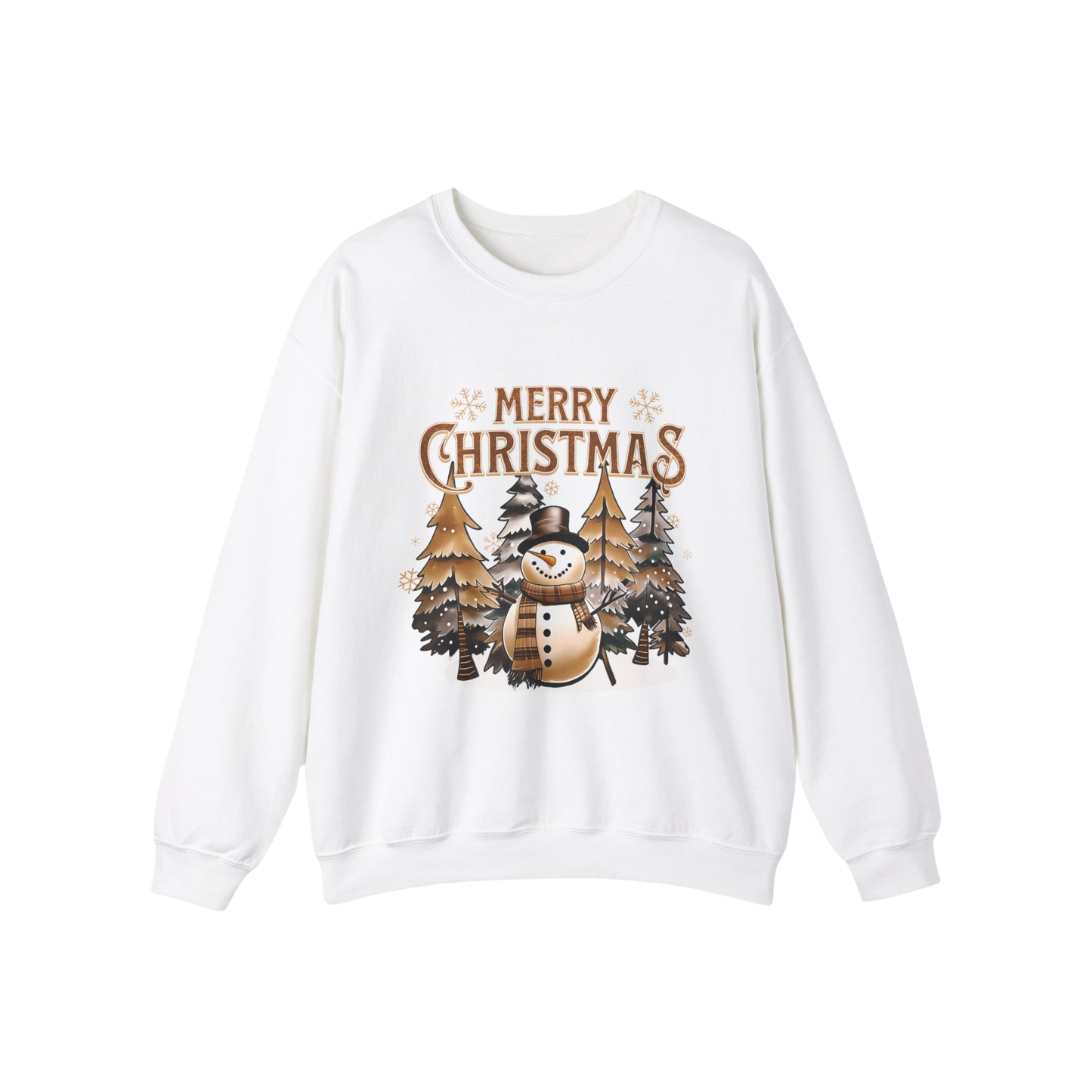 Snowman, Adult, Sweatshirt, Christmas 2024.