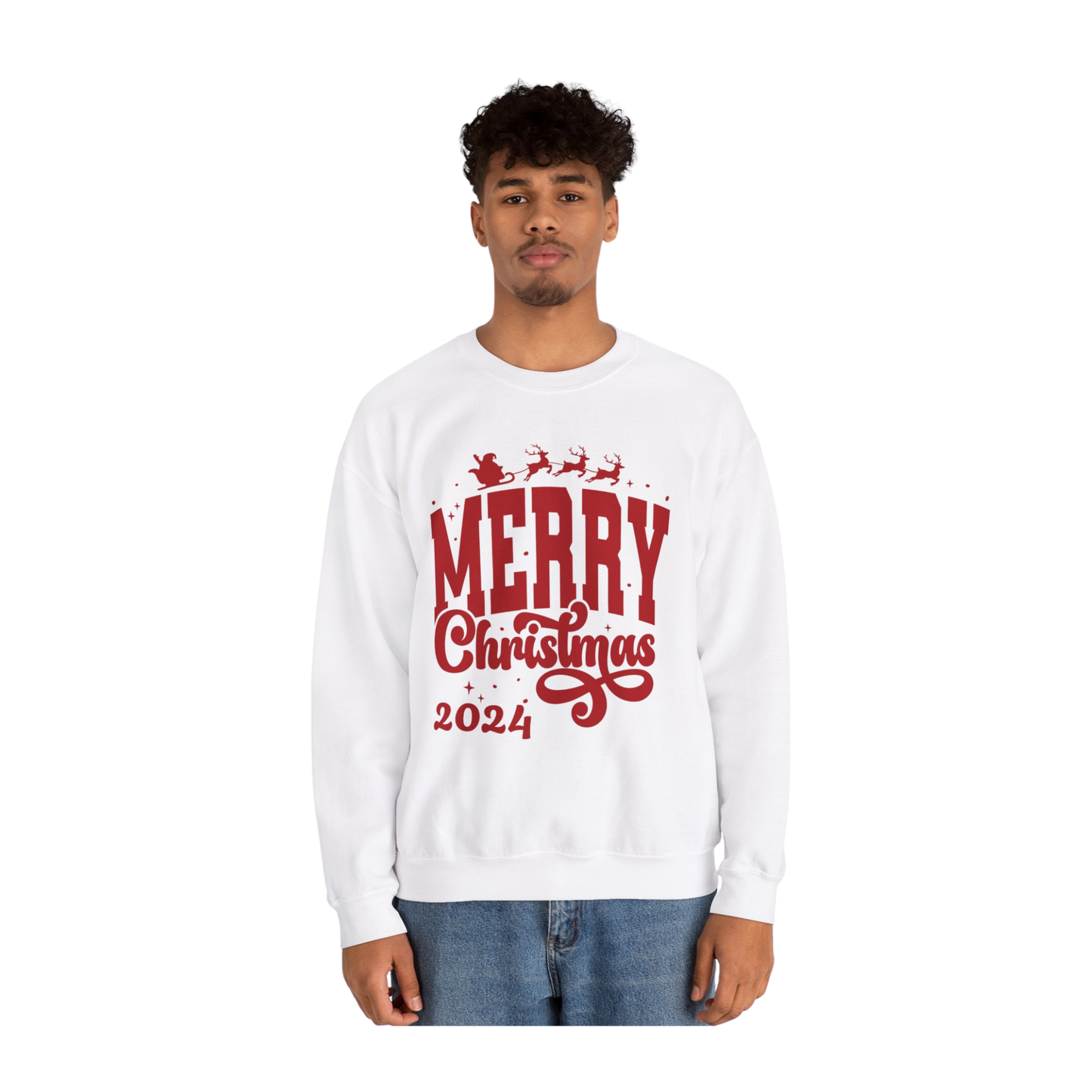 Merry Christmas 2024, Adult, Sweatshirt.