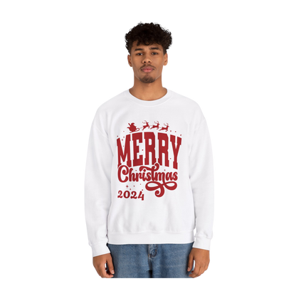 Merry Christmas 2024, Adult, Sweatshirt.